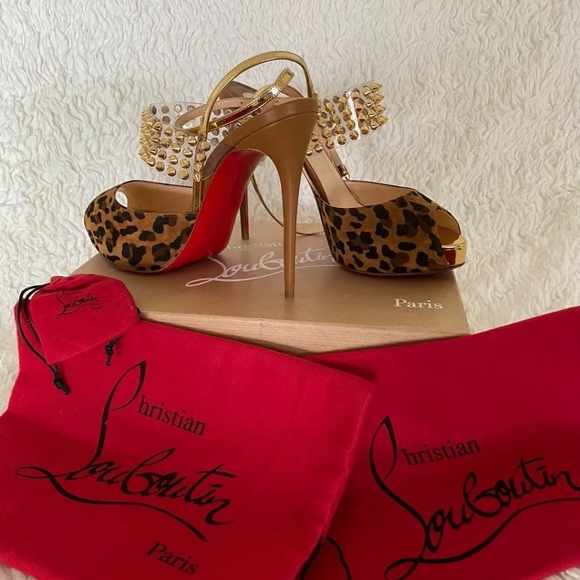 Christian Louboutin Levitagirl leopard - Picture 2 of 5